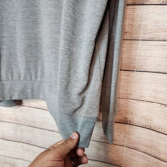 New TORRID 2X Heather Grey Sleep Lounge Sweatshirt Lips Heart Print Super Soft - Picture 14 of 15